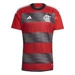 Camisa do Flamengo 2023 adidas - Masculina Vermelho/Preto