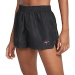 Short Mizuno New Runner - Feminino PRETO/ROSA