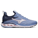 Tênis Mizuno Wave Legend 2 - Feminino AZUL/ROSA CLA