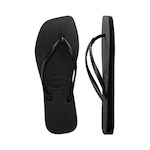 Chinelo Havaianas Slim Base Retangular - Feminino PRETO