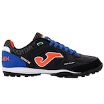 Chuteira Society Joma Top Flex - Masculino PRETO/AZUL