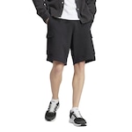 Short de Moletinho adidas Essentials Cargo - Masculino PRETO