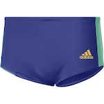 Sunga adidas 3 Stripes Colorblock - Masculina Azul/Verde