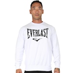 Blusão de Moletom Everlast Careca Basic Logo - Masculino BRANCO