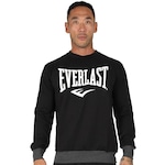 Blusão de Moletom Everlast Careca Basic Logo - Masculino PRETO