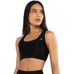 Top Fitness com Bojo Alto Giro Atlanta - Feminino PRETO