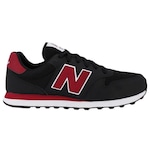 Tênis New Balance 500 V2 - Masculino PRETO/VERMELHO