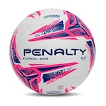 Bola de Futsal Penalty Rx 500 XxIII BRANCO/ROSA