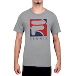 Camiseta Fila Soft Urban - Masculina CINZA/AZUL ESC