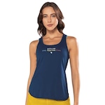 Camiseta Regata Alto Giro Inspiracional - Feminina AZUL ESCURO