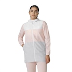 Jaqueta com Capuz Fila Parka Printed - Feminina ROSA CLA/CINZA