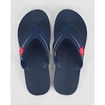 Chinelo Slide Cartago Dublin II - Masculino AZUL/VERMELHO