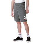 Bermuda Fila Practical Logo - Masculina CINZA ESCURO