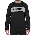 Blusão de Moletom Rip Curl Careca Cut Fleece Medina - Masculino PRETO