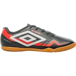 Chuteira Futsal Umbro Prisma +- Adulto Preto/Coral