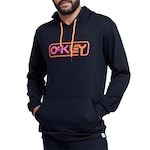 Blusão de Moletom com Capuz Oakley Canguru Fp Graphic - Masculino PRETO