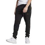 Calça adidas Camo 3 Listras - Masculina PRETO