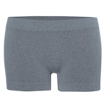 Calcinha Boyshort She em Microfibra Sem Costura - Feminina CINZA CLARO