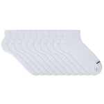 Kit Meias Sapatilha Mash Algodão Esportiva - 10 Pares - Adulto BRANCO