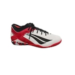 Chuteira Futsal Penalty RX Locker Y - Adulto Branco/Preto/Vermelh