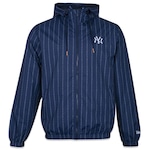 Jaqueta Corta Vento com Capuz New Era New York Yankees Windbreaker MLB - Masculina MARINHO/PETROLEO