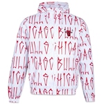 Jaqueta New Era Corta com Capuz Vento Windbreaker NBA Chicagi Bulls - Feminina BRANCO