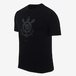 Camiseta do Corinthians Escudo Nike - Masculina PRETO