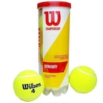 kit 3 Bolas de Tênis Wilson Championship AMARELO