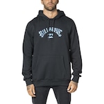 Blusão de Moletom com Capuz Billabong Canguru Arch Fill WT23 - Masculino PRETO