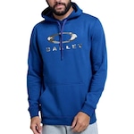 Blusão de Moletom com Capuz Oakley Camo Hoodie WT23 - Masculino AZUL