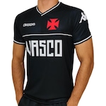 Camiseta Vasco de Gama Kappa Supporter Dark - Masculino PRETO