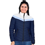 Jaqueta Esporte Legal Color Block - Feminina AZUL ESC/BRANCO