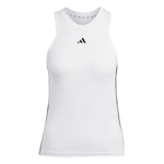 Camiseta Regata adidas 3 Stripes Essentials - Feminina BRANCO/PRETO