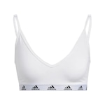 Top Fitness adidas Suporte Purebare - Feminino BRANCO/PRETO