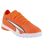 Chuteira Society Puma Ultra Match TT - Adulto LARANJA