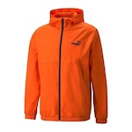 Jaqueta com Capuz Puma Essentials Solid - Masculina LARANJA/PRETO