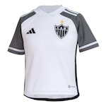 Camisa 2 do Atlético Mineiro 23/24 adidas - Infantil BRANCO/PRETO