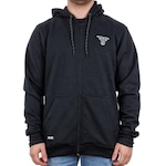 Blusão de Moletom com Capuz Fallen Logo - Masculina PRETO