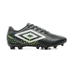 Chuteira de Campo Umbro Plasma - Adulto PRETO/VERDE