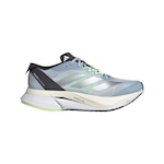 Tênis adidas Adizero Boston 12 - Feminino AZUL CLA/VERDE