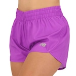 Short New Balance Accelerate - Feminino ROXO