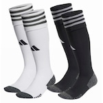 Kit Meião adidas Adi Sock 23 - 2 Pares - Adulto PRETO/BRANCO