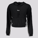 Blusão com Capuz Fila Block Sports - Feminino PRETO