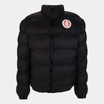 Jaqueta do Internacional Futfanatics Puffer - Masculina PRETO