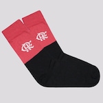 Meia Cano Alto do Flamengo Futfanatics Crf - 39 a 43 - Unissex VERMELHO