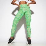 Calça Legging Honey Be Fitness Estampada Fundo com Manchas s - Feminina VERDE