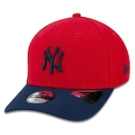 Boné New Era Infantil 9Fifty New York Yankees Aba Curva o Snapback VERMELHO