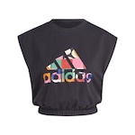 Camiseta Regata adidas Farm Hs1201 - Feminina PRETO/ROSA