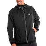 Jaqueta com Capuz Mizuno High - Masculin PRETO/PRATA