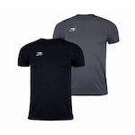 Kit Camisetas Penalty X - 2 Unidades - Masculina PRETO/CINZA ESC